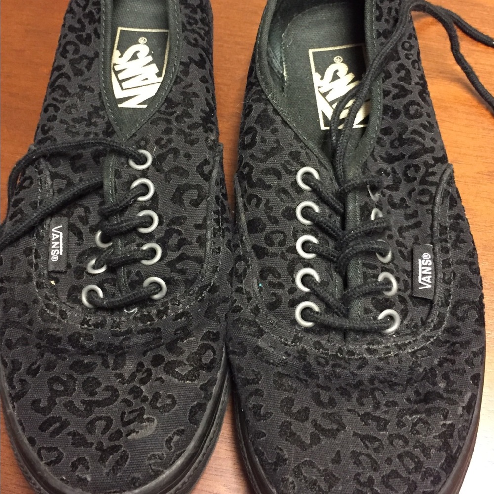 Leopard print Vans